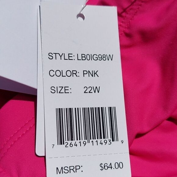 La Blanca Pink Island Goddess High Waist Bottom - Picture 6 of 7